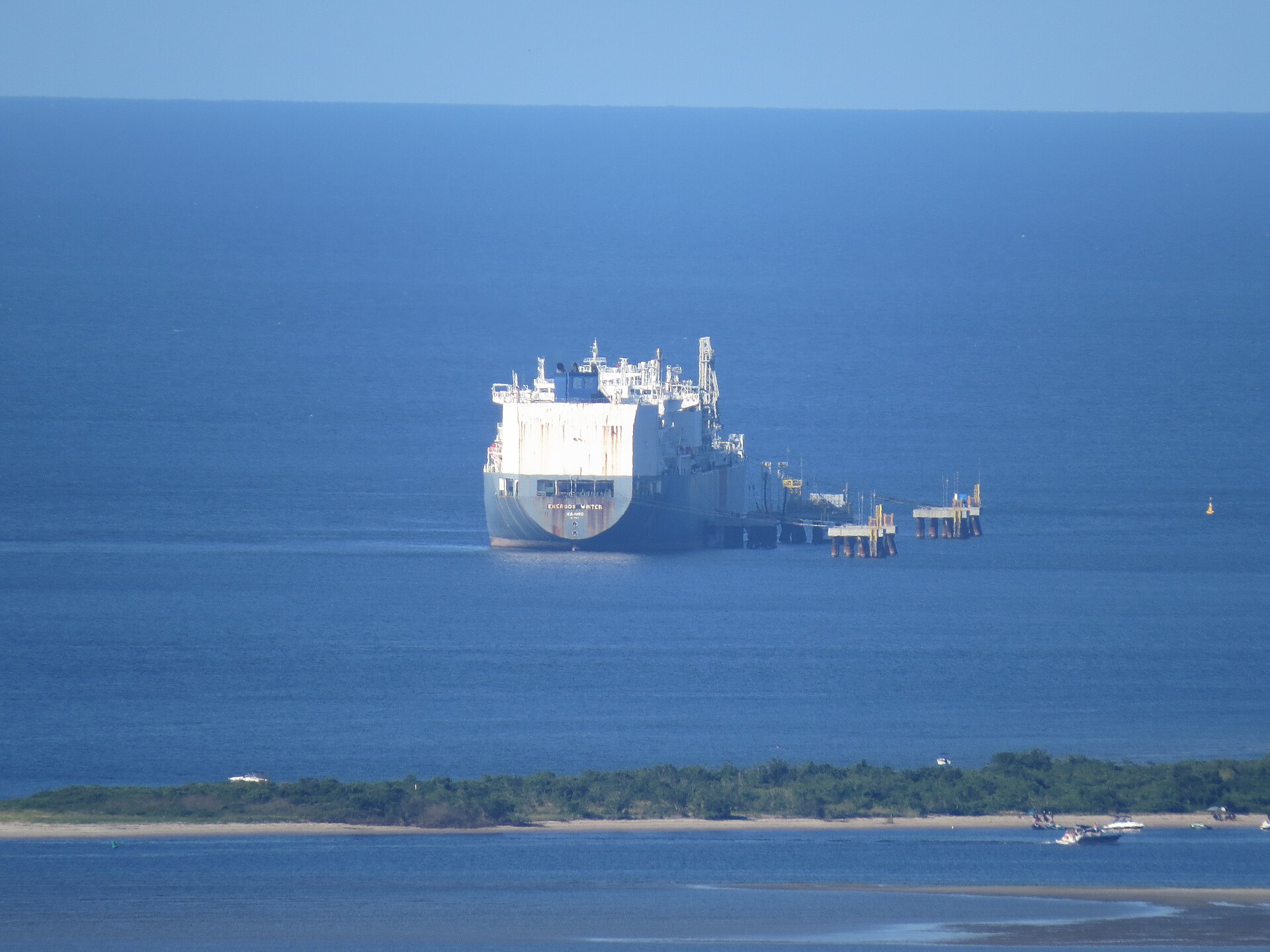 Energos Winter moored off São Francisco do Sul, Brazil